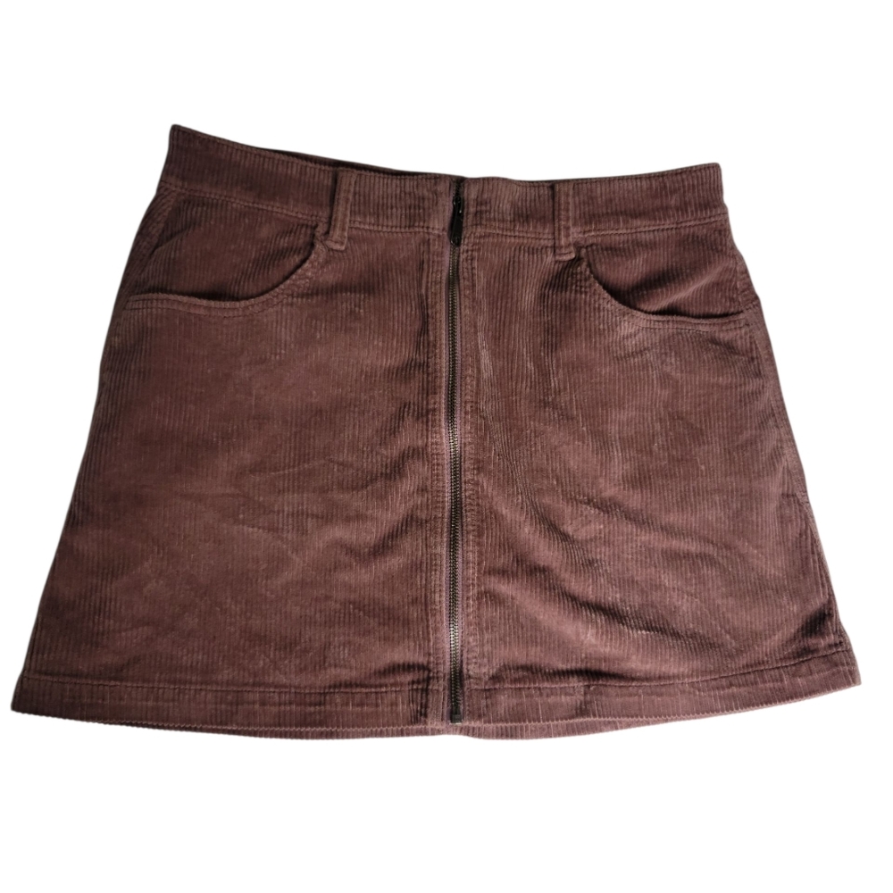 American Eagle Corduroy Dusty Rose Mini Skirt Size 12